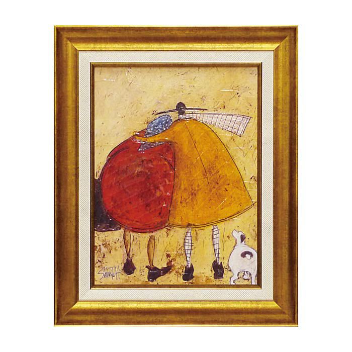 サム トフト「ひと休み」Gel加工 絵画 インテリア 額絵 フレーム