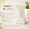 樹脂製で扱いやすいローマスタンド S ローズ 石のような風合いでお手入れもしやすい花台