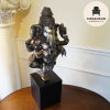 ゾウの神様 ガネーシャ 置物 インド製 富と学問 障害除去 オブジェ 希少品 輸入雑貨 おしゃれ 雑貨 小物