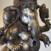 ゾウの神様 ガネーシャ 置物 インド製 富と学問 障害除去 オブジェ 希少品 輸入雑貨 おしゃれ 雑貨 小物