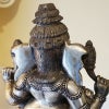 ゾウの神様 ガネーシャ 置物 インド製 富と学問 障害除去 オブジェ 希少品 輸入雑貨 おしゃれ 雑貨 小物