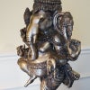 ゾウの神様 ガネーシャ 置物 インド製 富と学問 障害除去 オブジェ 希少品 輸入雑貨 おしゃれ 雑貨 小物