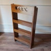 アンティーク家具 4段 ブックシェルフ アンティーク オープンシェルフ 木製 Bookshelf リプロダクト 家具 書棚