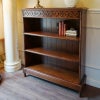 アンティーク家具 3段 ブックシェルフ アンティーク オープンシェルフ 木製 Bookshelf リプロダクト 家具