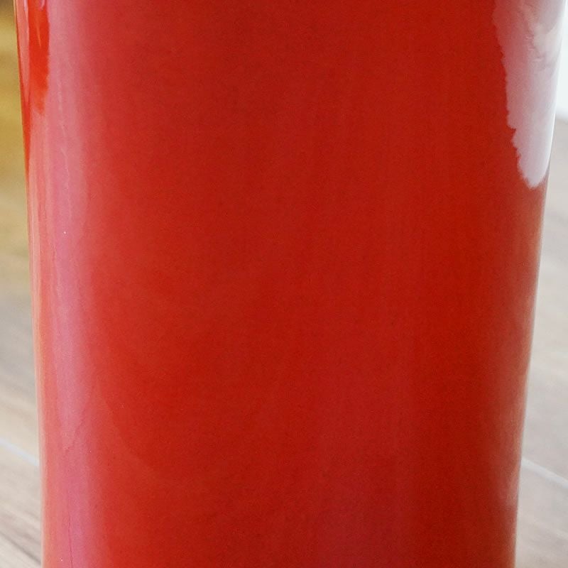 傘立て 陶器 イタリア レッド 赤 アンブレラスタンド 玄関 傘立て スリム おしゃれ アンティーク イタリアンレッド