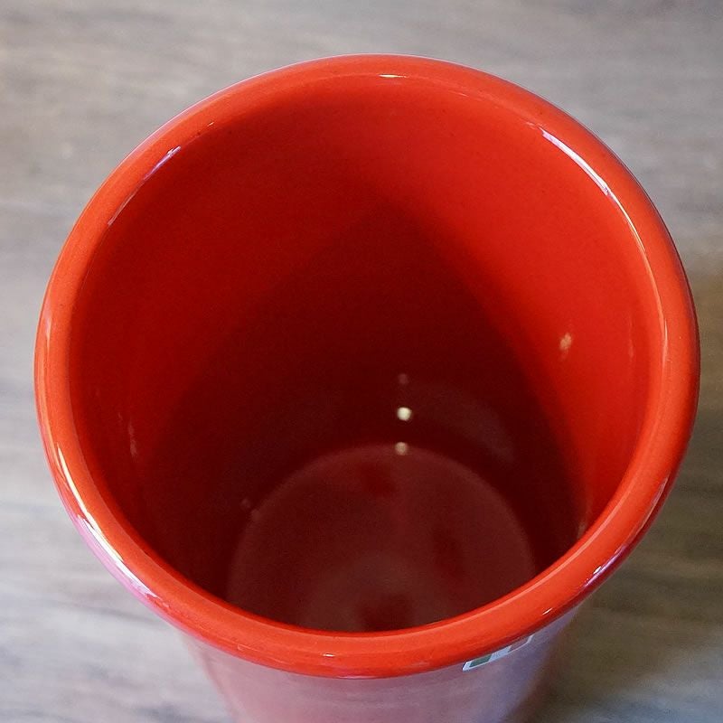 傘立て 陶器 イタリア レッド 赤 アンブレラスタンド 玄関 傘立て スリム おしゃれ アンティーク イタリアンレッド