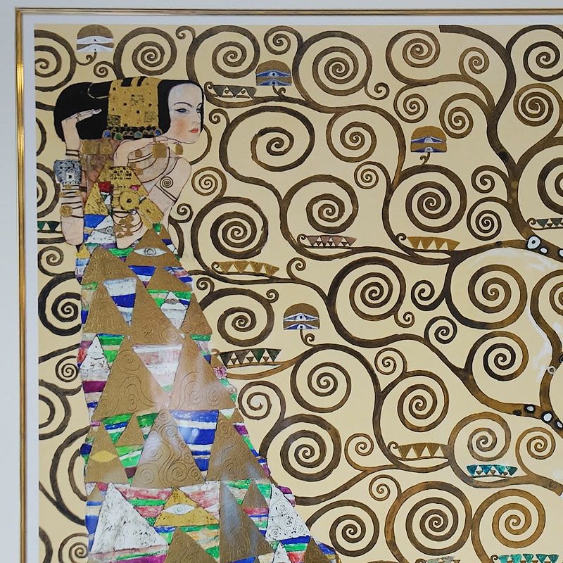 グスタフ・クリムト画 「生命の樹 Tree Of Life」版画 200枚 限定版