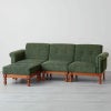COUNTRY HOUSE 日本の職人が手作りにこだわった英国スタイル家具｜カントリーハウス 3Pソファ 3人掛けソファ+オットマン 4点セット