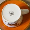 ロイヤルアーデン カップ＆ソーサー オレンジ ホース 馬　ボーンチャイナ フランス風 磁気食器 テーブルウェア