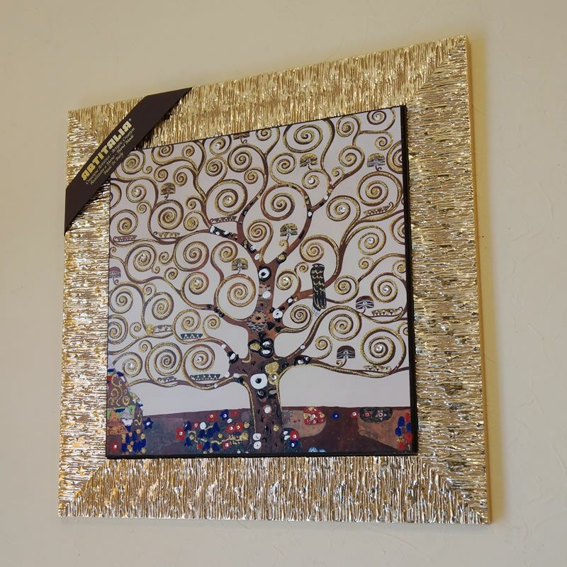 絵画 インテリア イタリア製 クリムト 画 生命の樹 The Tree of Life