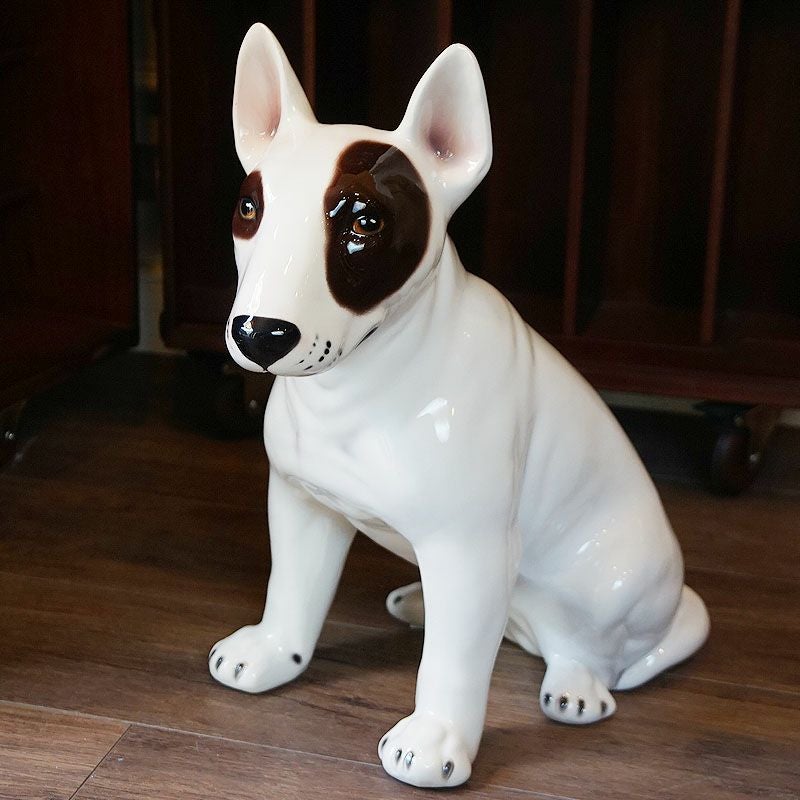 犬 置物 陶犬 陶器製 送料無料輸入雑貨 インテリア雑貨 置物 | 輸入