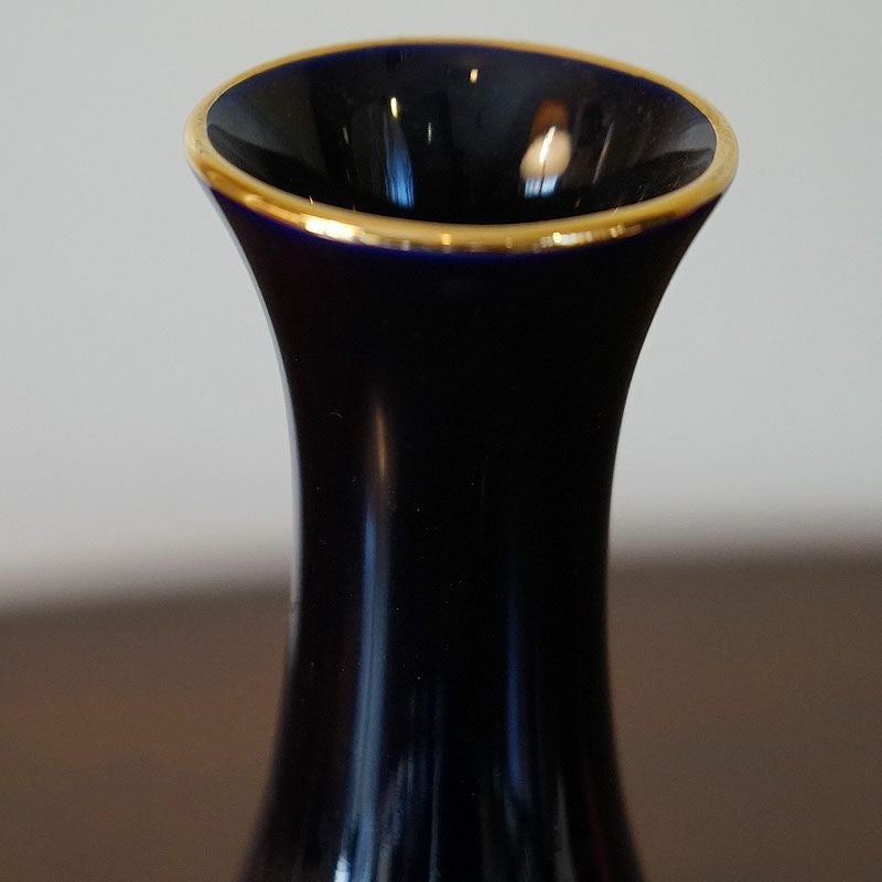 ヴィンテージ フランス製 リモージュキャッスル 花瓶 陶器 フラワー