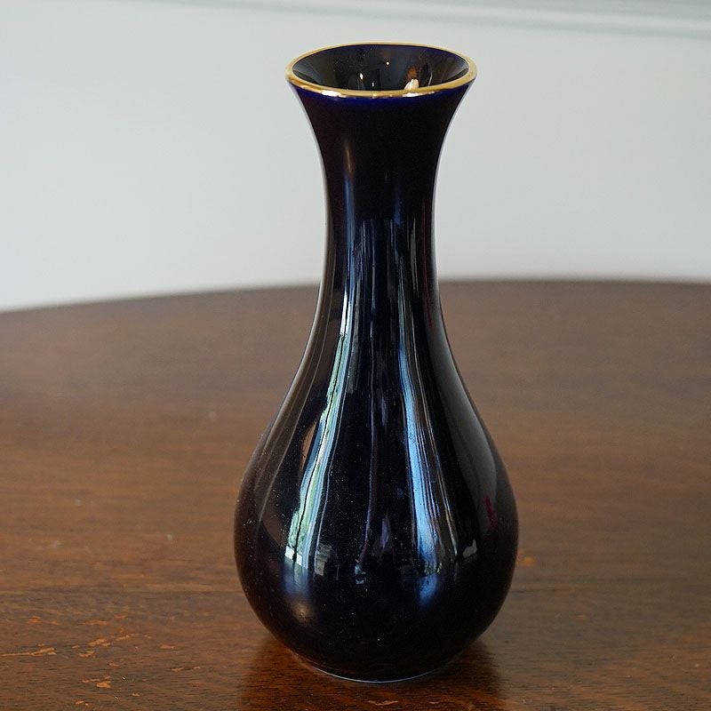ヴィンテージ フランス製 リモージュキャッスル 花瓶 陶器 フラワー