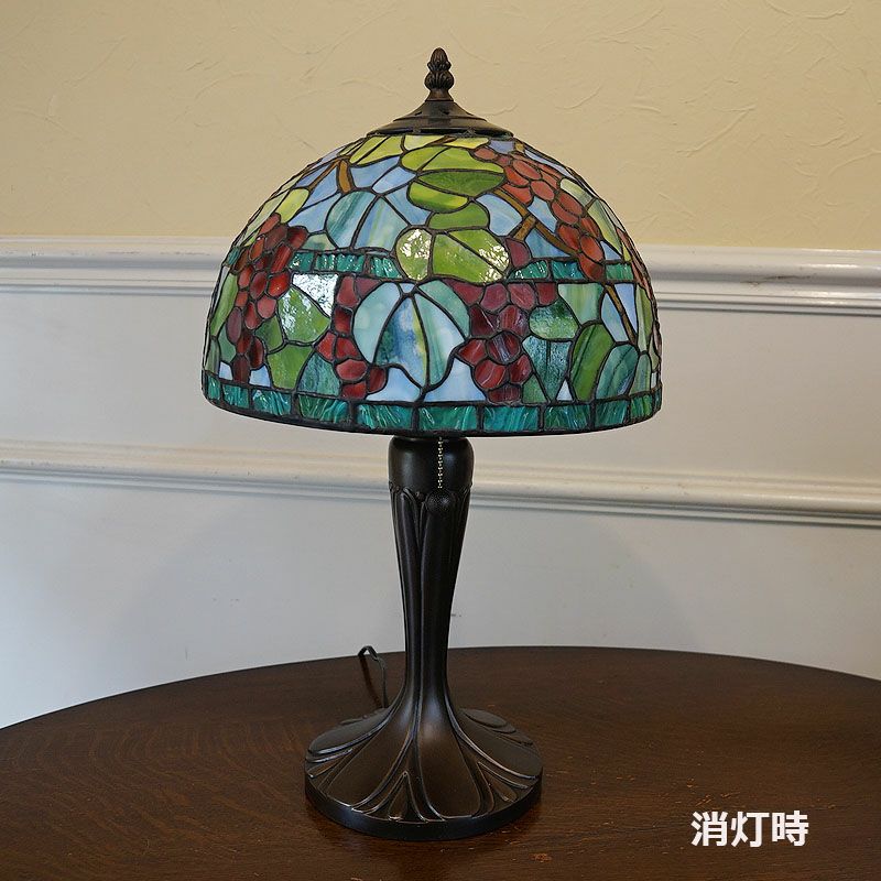ステンドグラス ランプ 葡萄柄 ブドウ 限定品 シリアルナンバー付