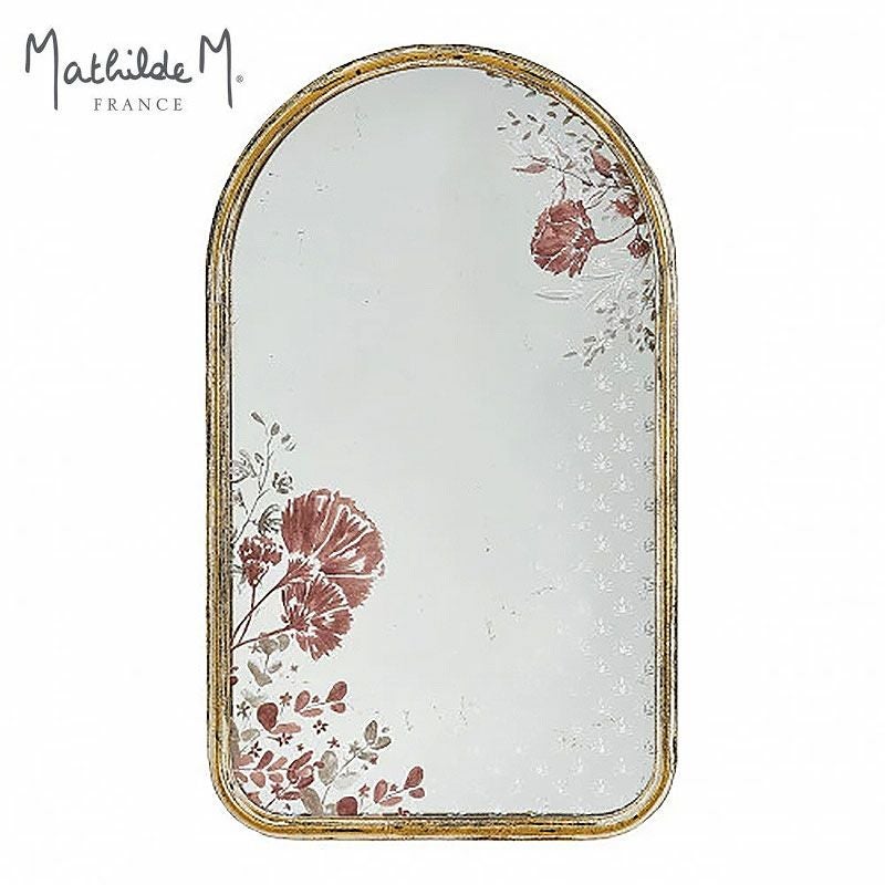 アンティーク 八角ミラー ゴールド Lサイズ Mirror（壁掛け鏡）八角形