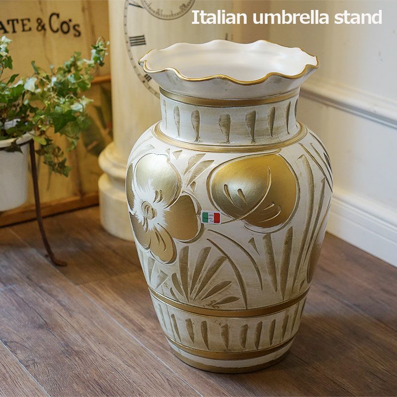 アンティーク調　傘立て　真鍮　モダン　イタリア　アンブレラスタンド　ビクトリアン アンティーク調 傘立て 真鍮 モダン イタリア アンブレラスタンド