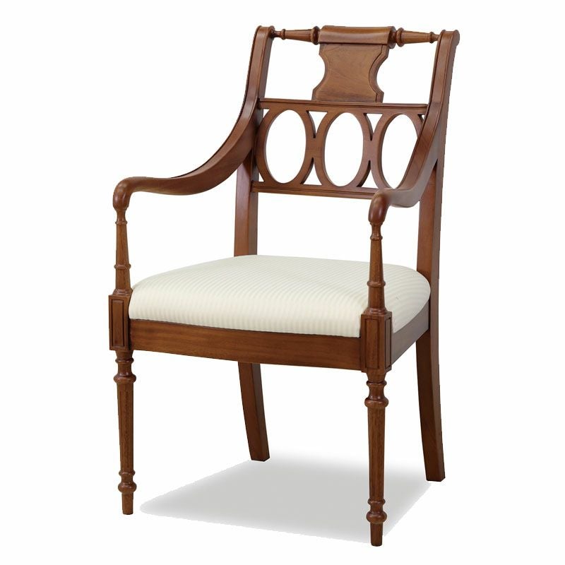  東海家具 ブライトン BRIGHTON ダイニング3点セット DT110R アームチェア アンティーク 輸入家具