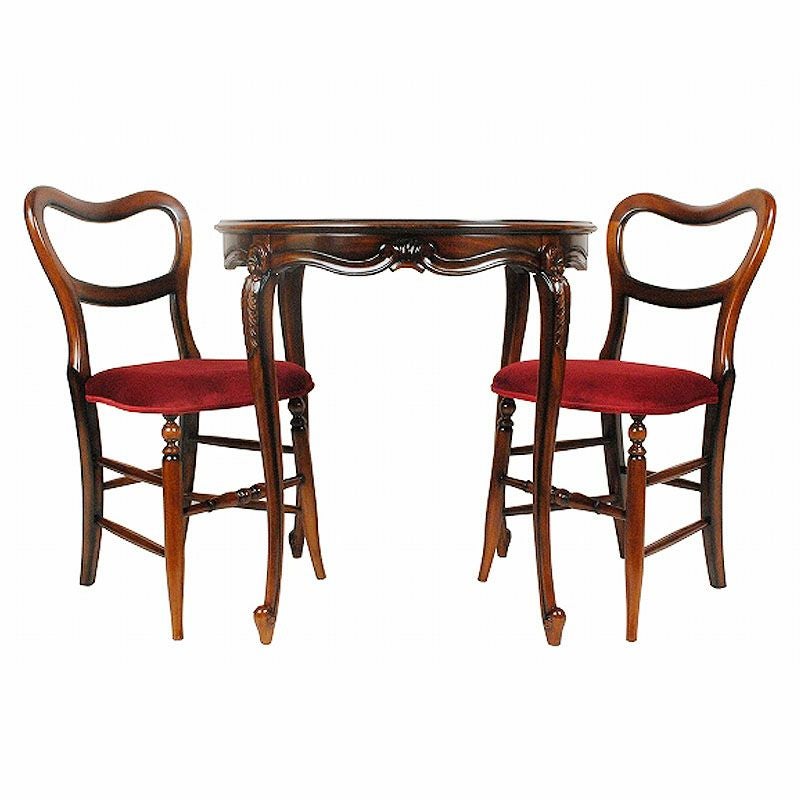 ダイニングテーブル 丸 アンティーク 75 コーヒーテーブル 丸 Malina Cassili マリナカッシーリ 組立品