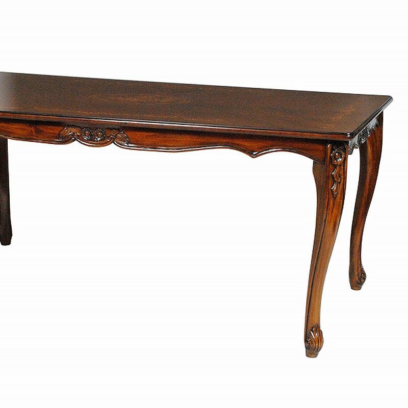 ダイニングテーブル アンティーク 165 長方形 象嵌 Malina Cassili マリナカッシーリ 組立品 アンティーク調家具