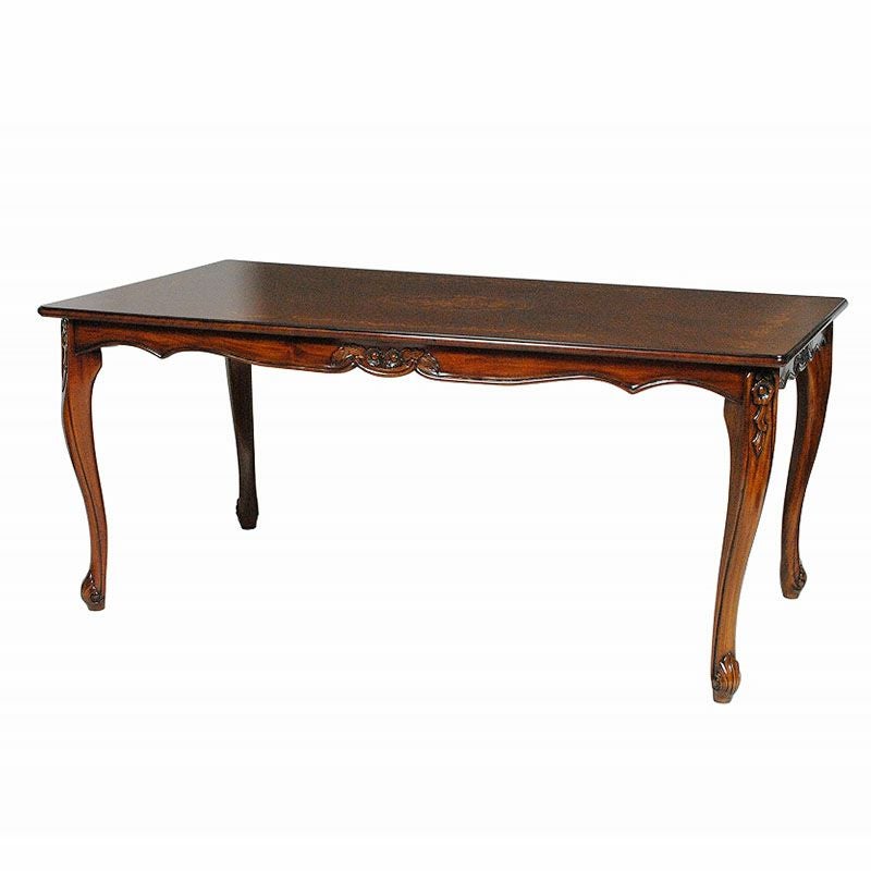 ダイニングテーブル アンティーク 165 長方形 象嵌 Malina Cassili マリナカッシーリ 組立品 アンティーク調家具