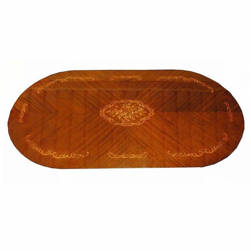 ダイニングテーブル アンティーク 165 オーバル 楕円 象嵌 Malina Cassili マリナカッシーリ 組立品