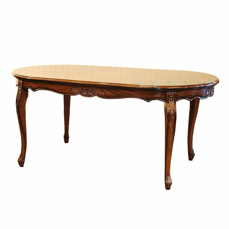 ダイニング5点セット チェア テーブル 165 オーバル 楕円 象嵌 Malina Cassili マリナカッシーリ 組立品