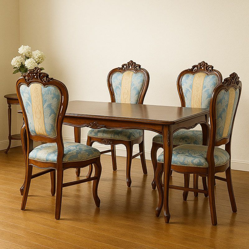 ダイニング5点セット チェア テーブル 165 長方形 象嵌 Malina Cassili マリナカッシーリ 組立品