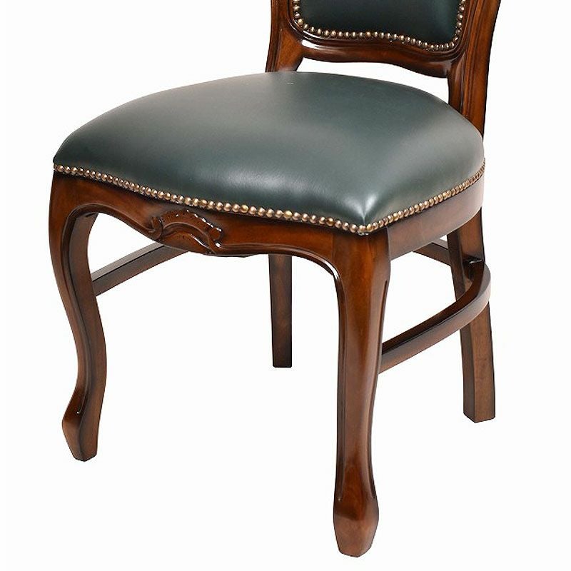 ダイニングチェア 2脚セット 完成品 張地4種類あり Malina Cassili マリナカッシーリ マホガニー家具 アンティーク調家具