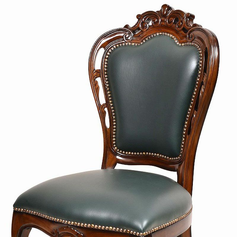 ダイニングチェア 4脚セット 完成品 張地4種類あり Malina Cassili マリナカッシーリ マホガニー家具 アンティーク調家具