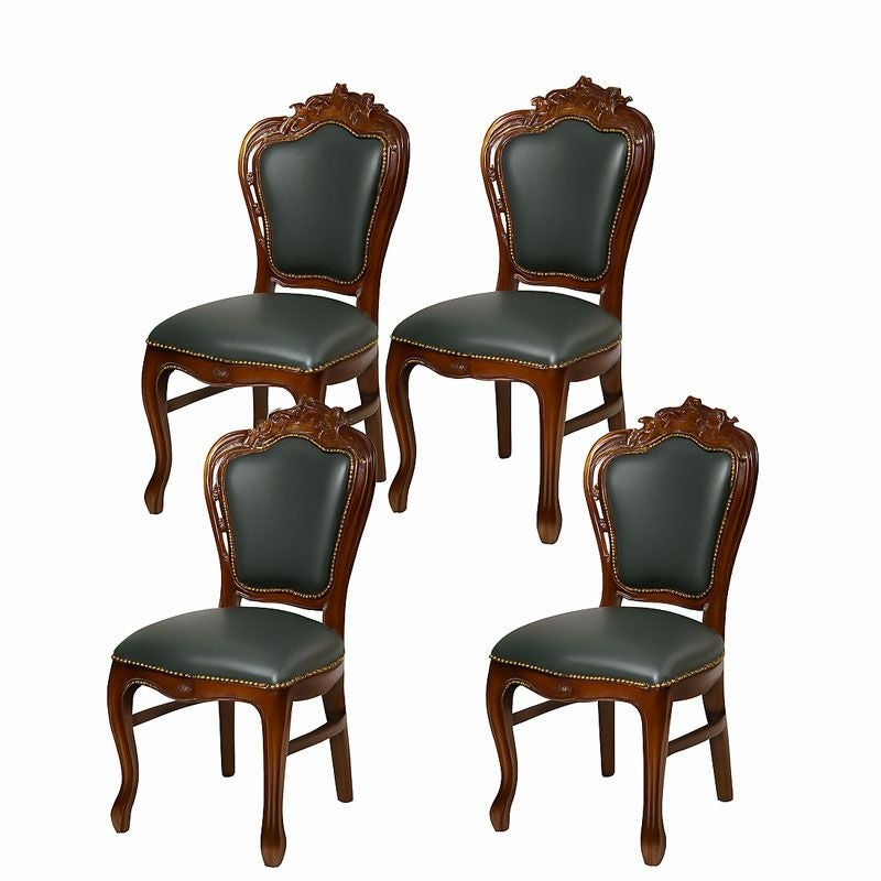 ダイニングチェア 4脚セット 完成品 張地4種類あり Malina Cassili マリナカッシーリ マホガニー家具 アンティーク調家具