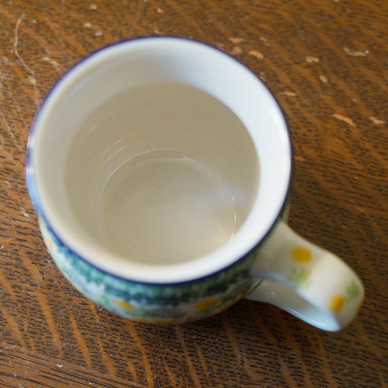 ツェラミカ アルティスティチナ No.3265X マグカップ 0.25L ミモザ柄 ポーランド食器