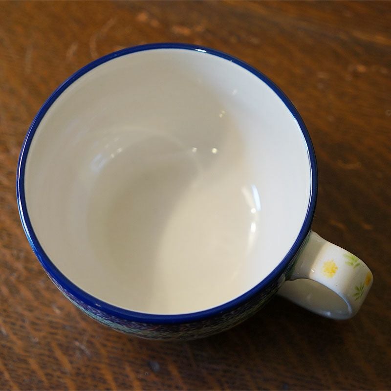 ツェラミカ アルティスティチナ スープカップ No.3265X ミモザ柄 ポーランド食器