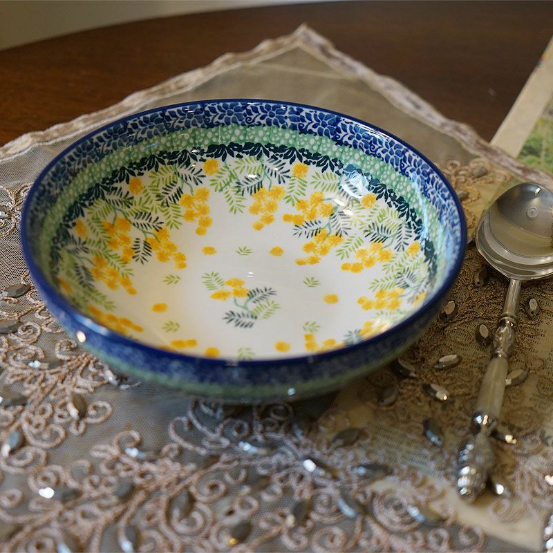 ツェラミカ アルティスティチナ ボウル B 17cm No.3265X ミモザ柄 ポーランド食器