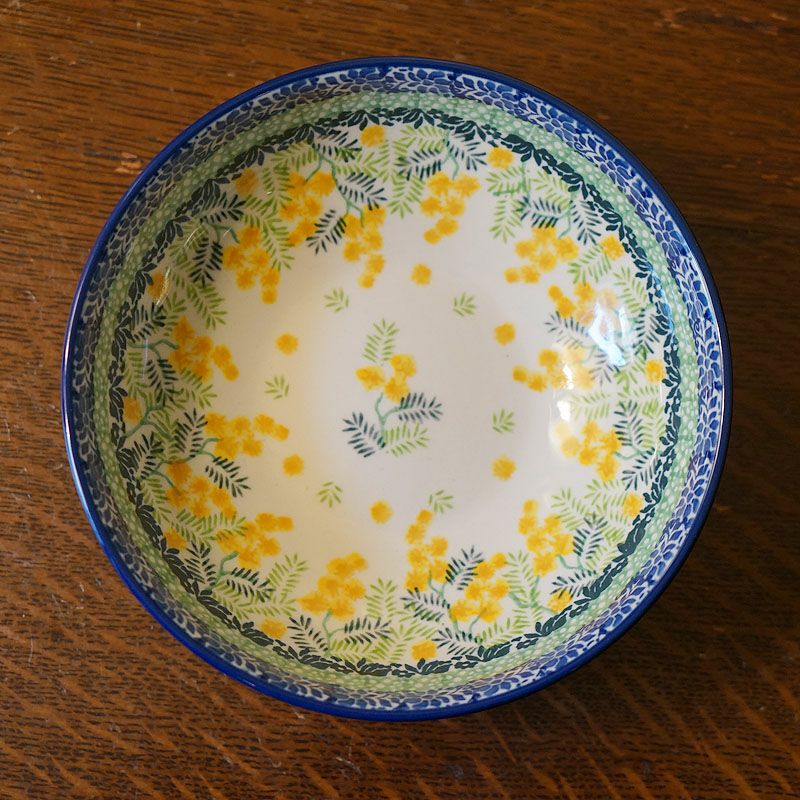 ツェラミカ アルティスティチナ ボウル B 17cm No.3265X ミモザ柄 ポーランド食器