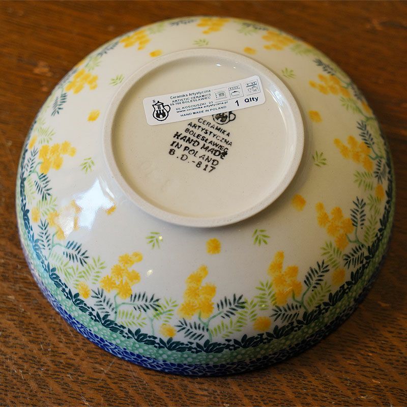 ツェラミカ アルティスティチナ ボウル B 17cm No.3265X ミモザ柄 ポーランド食器