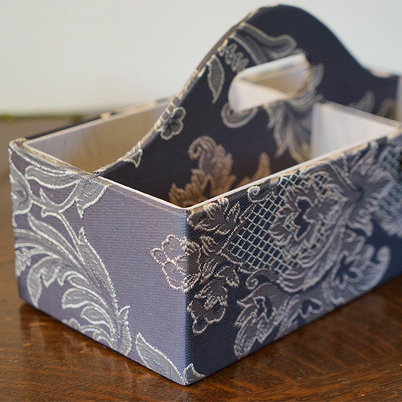 アクアフラワー Aqua flower クラシックグレー リモコンラック 収納ボックス リボン リモコンラック おしゃれ