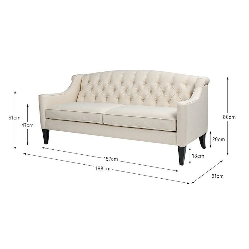 ジェニファーテイラー ソファ 3人掛け ソファー ベージュ KEN 970 Jennifer Taylor アメリカ家具 ソファ ファブリック 布張り おしゃれソファ