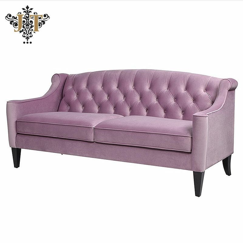 ジェニファーテイラー ソファ 3人掛け ソファー ベロア ラベンダー KEN 952 Jennifer Taylor アメリカ家具 ソファ ファブリック 布張り おしゃれソファ
