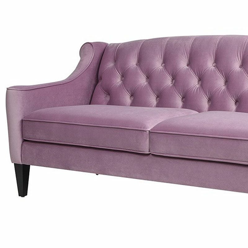 ジェニファーテイラー ソファ 3人掛け ソファー ベロア ラベンダー KEN 952 Jennifer Taylor アメリカ家具 ソファ ファブリック 布張り おしゃれソファ