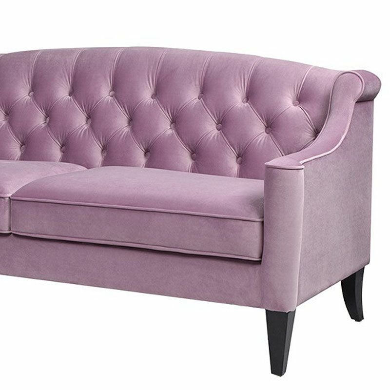 ジェニファーテイラー ソファ 3人掛け ソファー ベロア ラベンダー KEN 952 Jennifer Taylor アメリカ家具 ソファ ファブリック 布張り おしゃれソファ