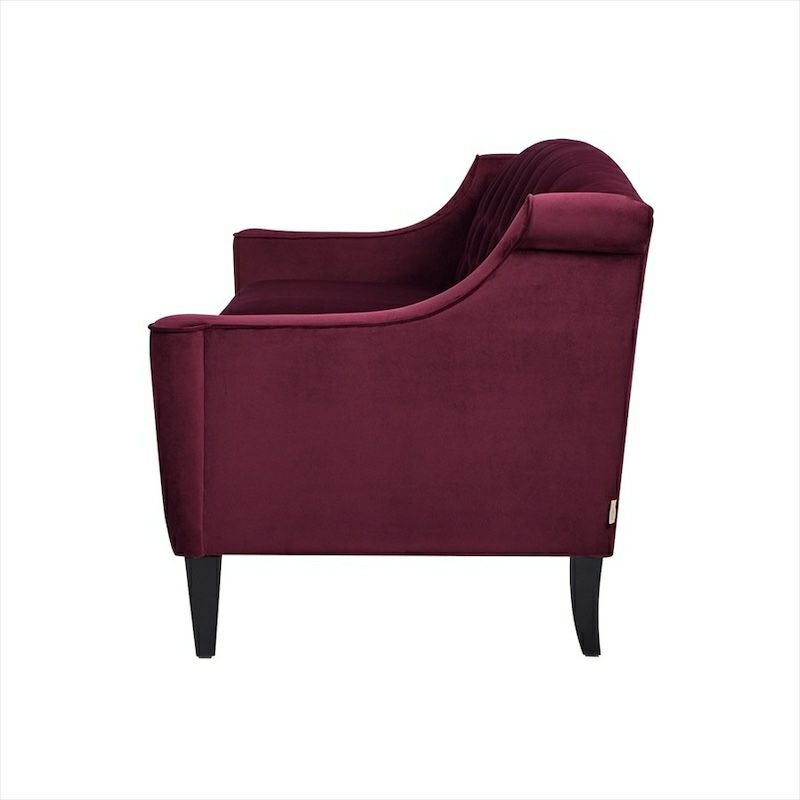 ジェニファーテイラー ソファ 3人掛け ソファー ベロア バーガンディ KEN 884 Jennifer Taylor アメリカ家具 ソファ ファブリック 布張り おしゃれソファ