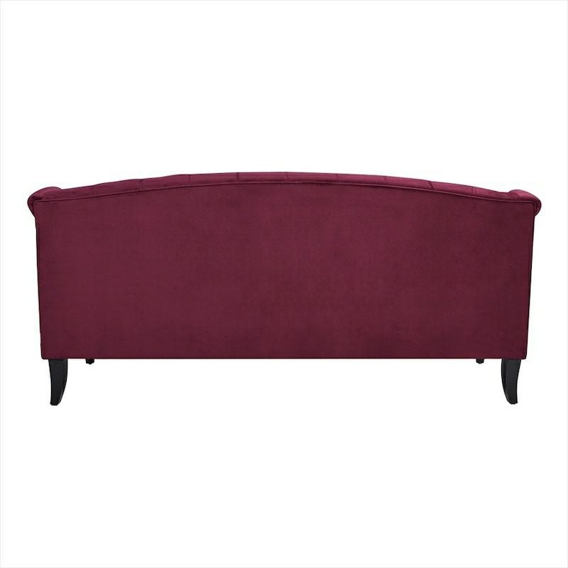 ジェニファーテイラー ソファ 3人掛け ソファー ベロア バーガンディ KEN 884 Jennifer Taylor アメリカ家具 ソファ ファブリック 布張り おしゃれソファ