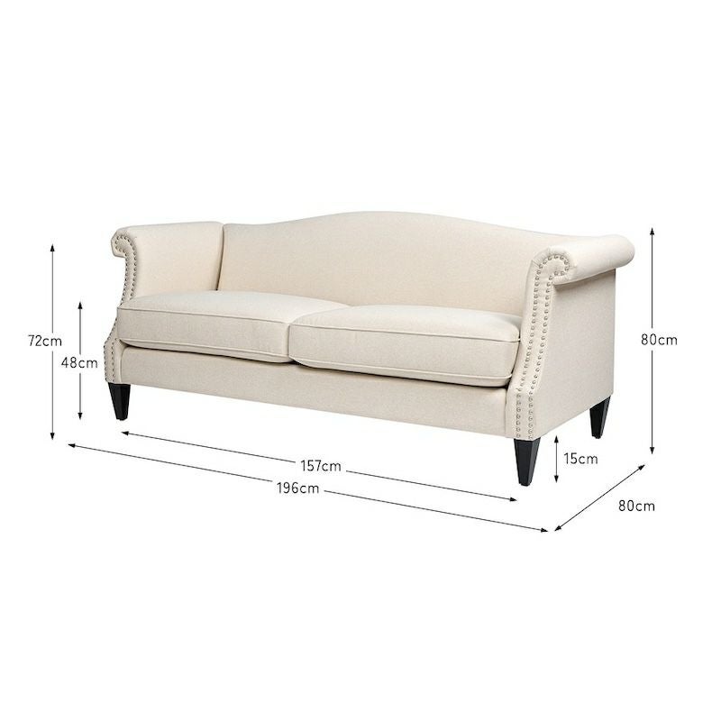 ジェニファーテイラー ソファ 3人掛け ソファー Elaine 970 Beige Jennifer Taylor アメリカ家具 ソファ ファブリック 布張り