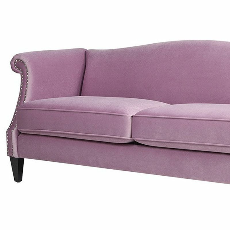 ジェニファーテイラー ソファ 3人掛け ソファー ベロア ラベンダー Elaine 952 Jennifer Taylor アメリカ家具 ソファ ファブリック 布張り