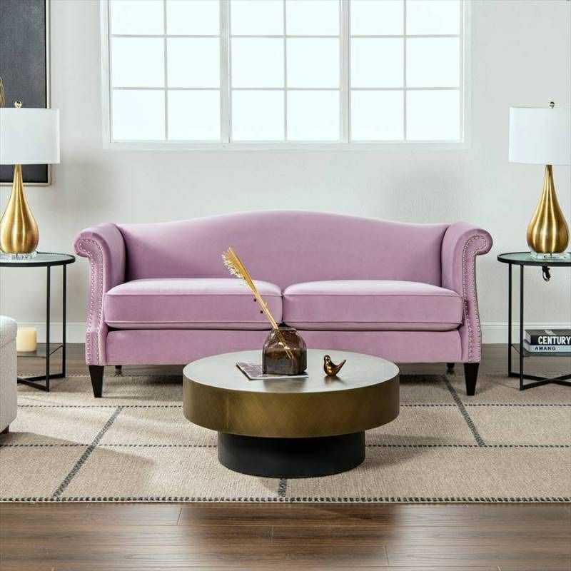 ジェニファーテイラー ソファ 3人掛け ソファー ベロア ラベンダー Elaine 952 Jennifer Taylor アメリカ家具 ソファ ファブリック 布張り
