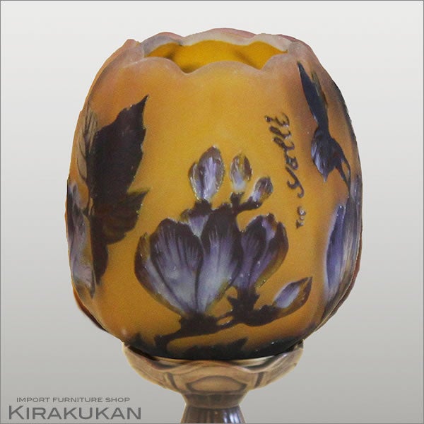 輸入照明 ガレコレクション １灯テーブルランプ アンティークブロンズ仕上げ Magnolia マグノリア 中間スイッチ LED使用可