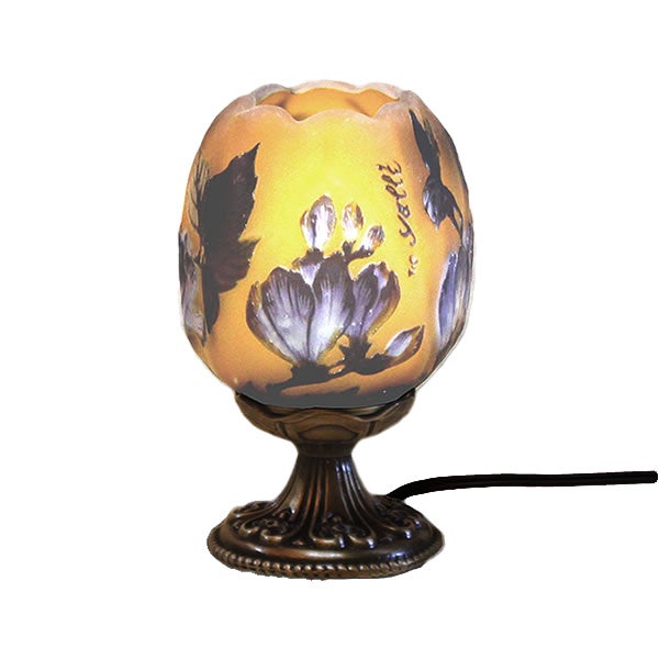 輸入照明 ガレコレクション １灯テーブルランプ アンティークブロンズ仕上げ Magnolia マグノリア 中間スイッチ LED使用可