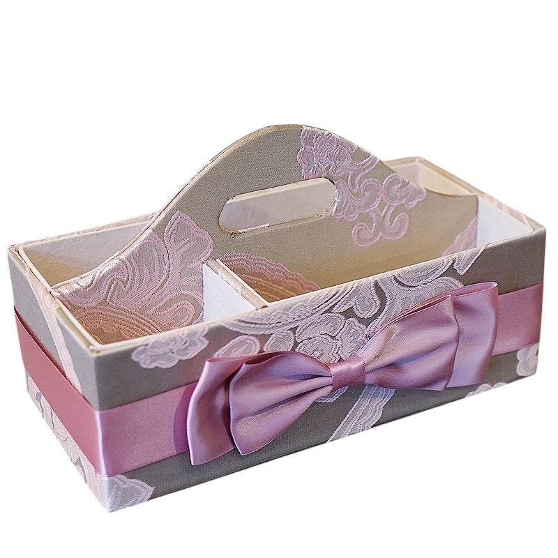 アクアフラワー オペラピンク リモコンラック マルチボックス リボン ジェニファーテイラー調