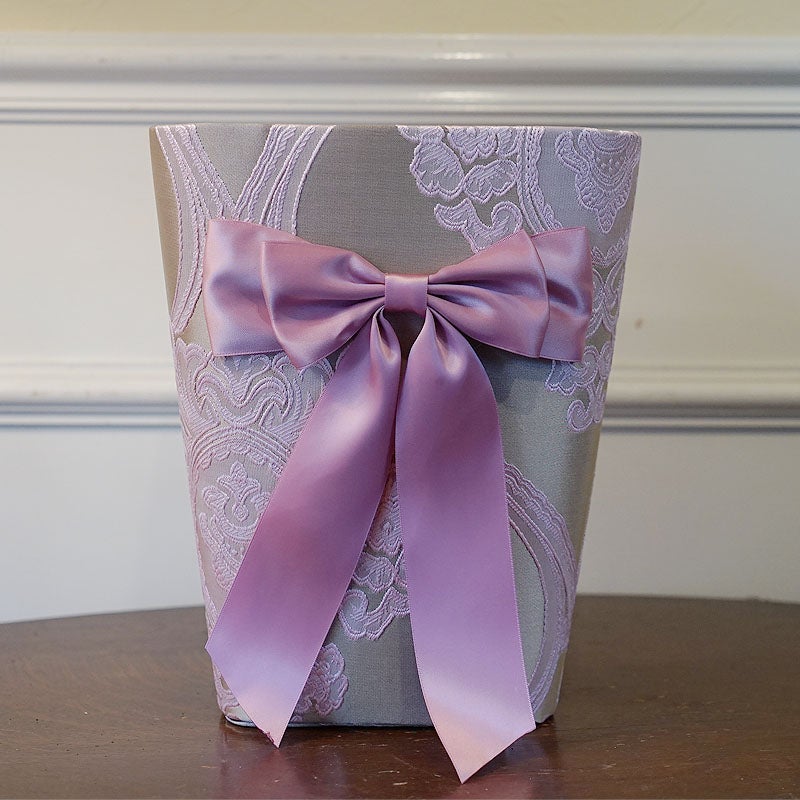 アクアフラワー Aqua flower オペラピンク ダストボックス ゴミ箱 おしゃれ ダストBOX リボン