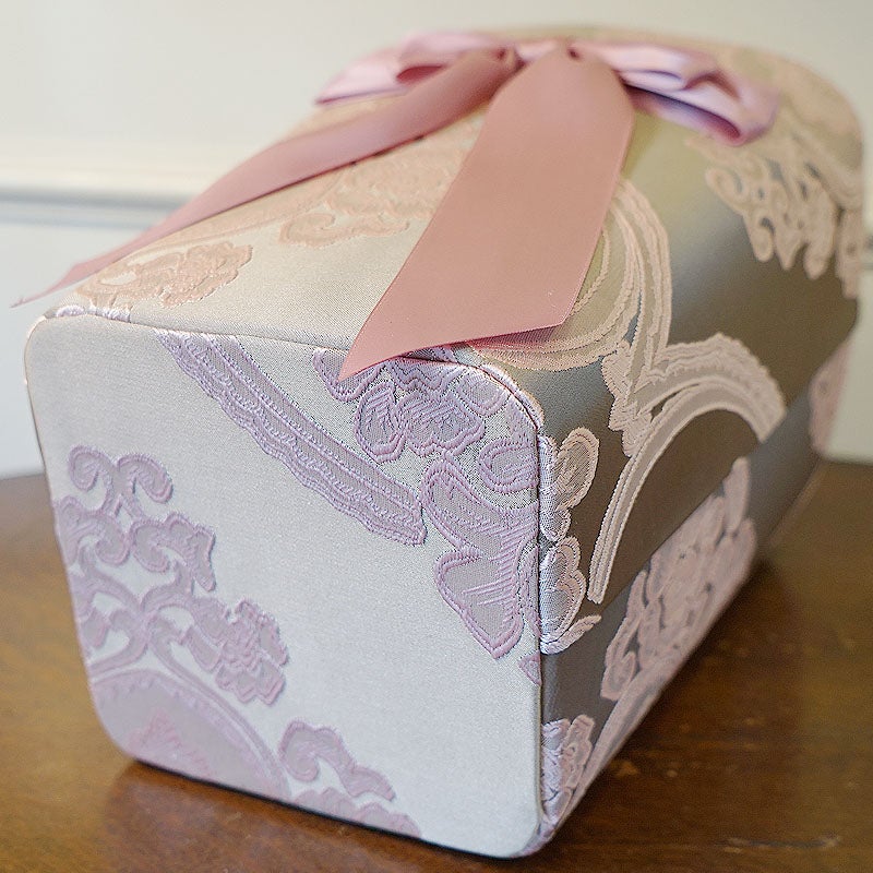 アクアフラワー Aqua flower オペラピンク ダストボックス ゴミ箱 おしゃれ ダストBOX リボン